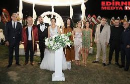 Görkemli düğünde nikahı Başkan Gürkan kıydı