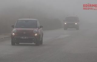 Edirne'de sis etkili oldu